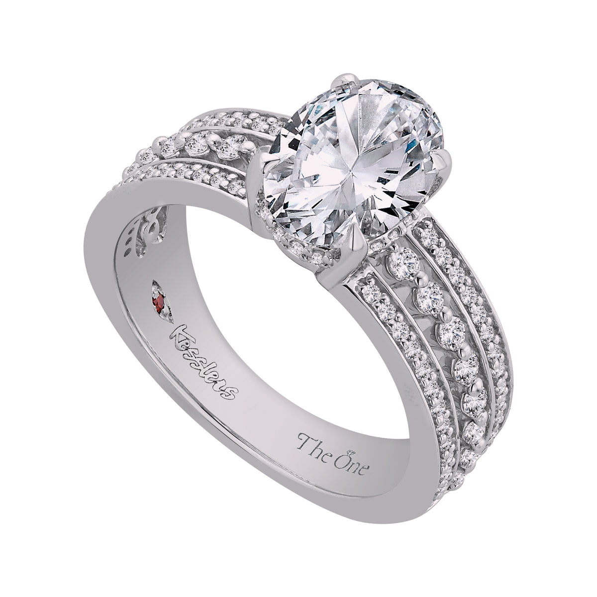 1/2ct. t.w. Diamond Engagement Ring in 14K White Gold
