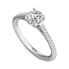1/6ct. t.w. Diamond Engagement Ring in 14K White Gold