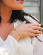 3/4ct. t.w. Diamond Link Bracelet in 14K Yellow Gold