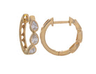 5/8ct. t.w. Diamond Hoop Earrings in 14K Yellow Gold
