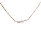1/7ct. t.w. Marquise Cut 3-Stone Diamond Pendant in 14K Yellow Gold