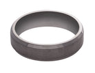 6mm Titanium Satin/Polish Men's Wedding Ring