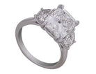 6ct. t.w. Cushion Cut Newborn Lab Created Diamond Engagement Ring in 14K White Gold
