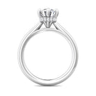 1/14ct. t.w. Round Cut Diamond Engagement Ring in 14K White Gold