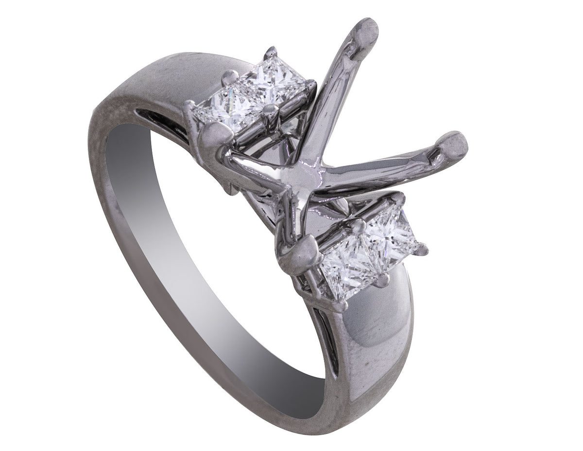 2/5ct. t.w. Diamond Engagement Ring in 14K White Gold