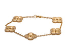 3/4ct. t.w. Diamond Clover Bracelet in 14K Yellow Gold