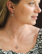 .03ct. t.w. Round Cut Shimmering Diamond Heart Pendant in Sterling Silver