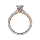 1/3ct. t.w. Diamond Engagement Ring in 14K White and Yellow Gold