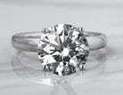 Solitaire Engagement Ring in 14K White Gold