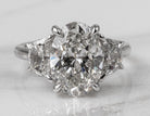 5ct. t.w. Oval Cut Newborn Lab Created Diamond Engagement Ring in 14K White Gold