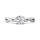 1/10ct. t.w. Diamond Engagement Ring in 14K White Gold