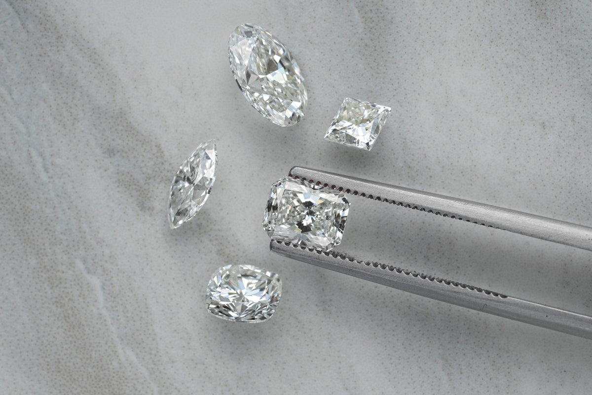 Loose round brilliant diamond