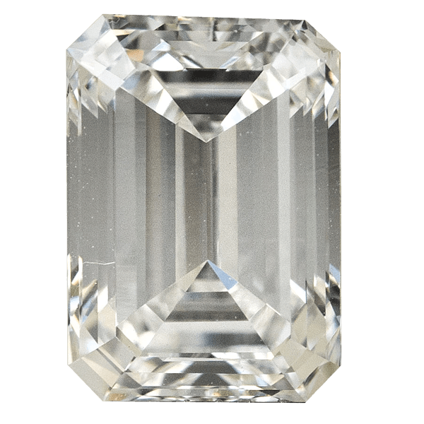 Emerald cut diamond shape