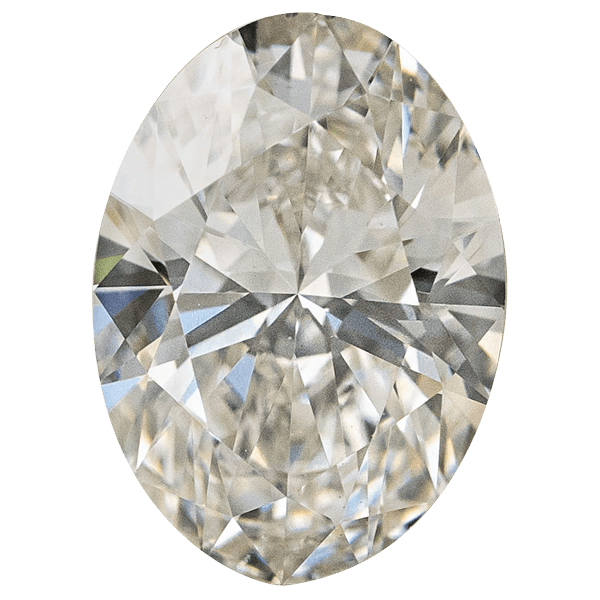 Oval cut diamond shape
