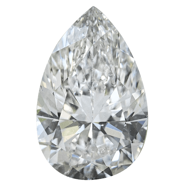 Pear cut diamond shape