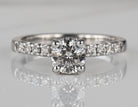 1ct. t.w. Newborn Lab Created Diamond Engagement Ring in 14K White Gold