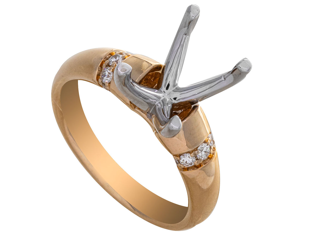 1/7ct. t.w. Diamond Engagement Ring in 14K Yellow Gold