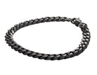 Stainless Steel/Gun-IP Cuban Bracelet