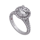 3/4ct. t.w. Round Cut Diamond Engagement Ring in 14K White Gold