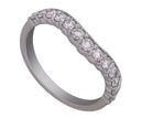 1/2ct. t.w. Chevron Diamond Anniversary Ring in 14K White Gold