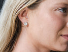 8ct. t.w. Round Brilliant Newborn Lab Created Diamond Stud Earrings in 14K White Gold