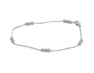 1/10ct. t.w. Diamond Station Bracelet in Sterling Silver