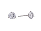 1ct. t.w. Round Cut Newborn Lab Created Diamond Stud Earrings in 14K White Gold
