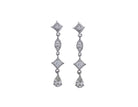 1/2ct. t.w. Diamond Drop Earrings in 14K White Gold