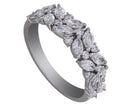 1ct. t.w. Marquise and Round Diamond Fashion Ring in 14K White Gold