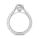 .05ct. t.w. Round Cut Diamond Engagement Ring in 14K White Gold