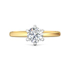 1/14ct. t.w. Diamond Engagement Ring in 14K Yellow & White Gold