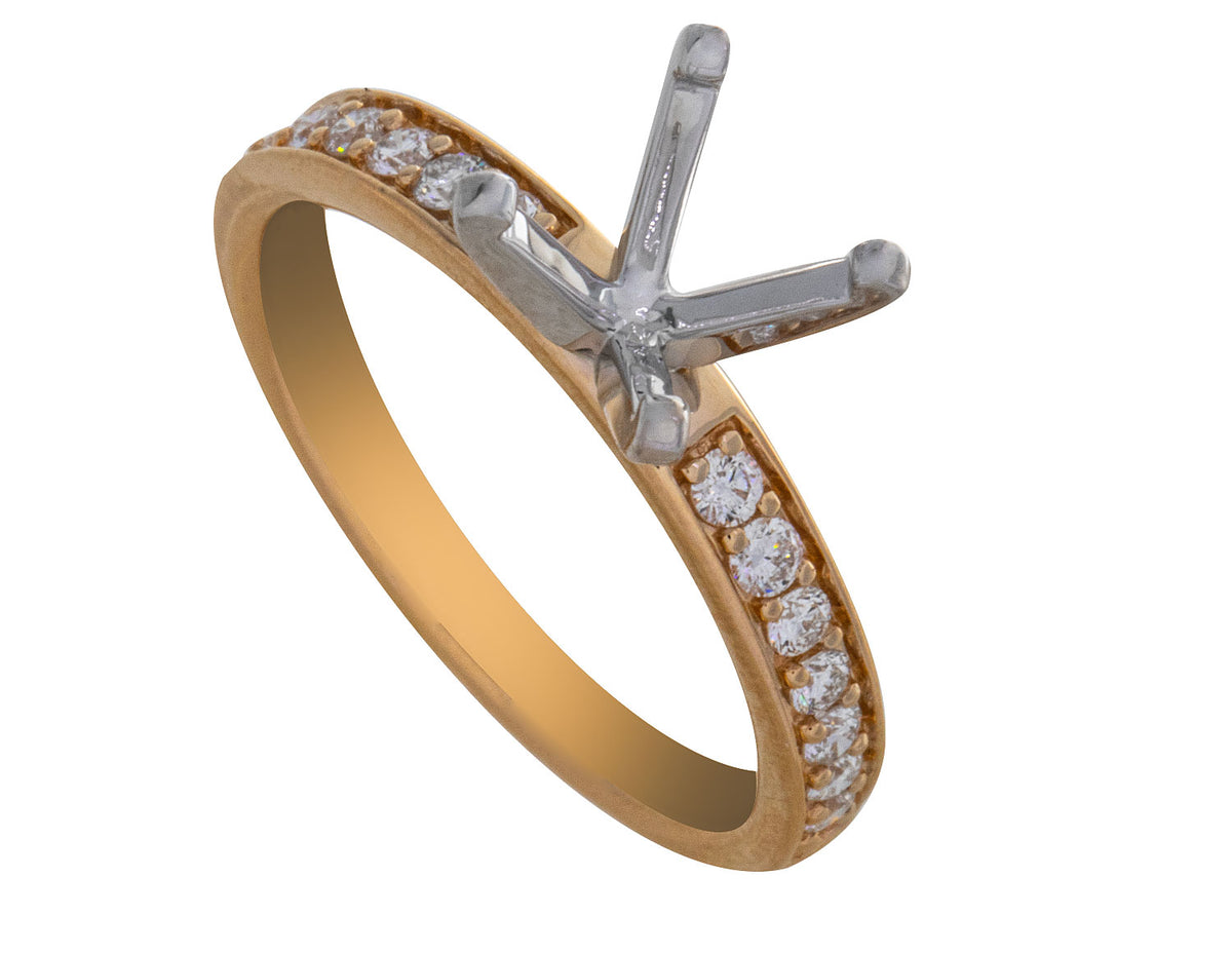 1/4ct. t.w. Diamond Engagement Ring in 14K Yellow Gold