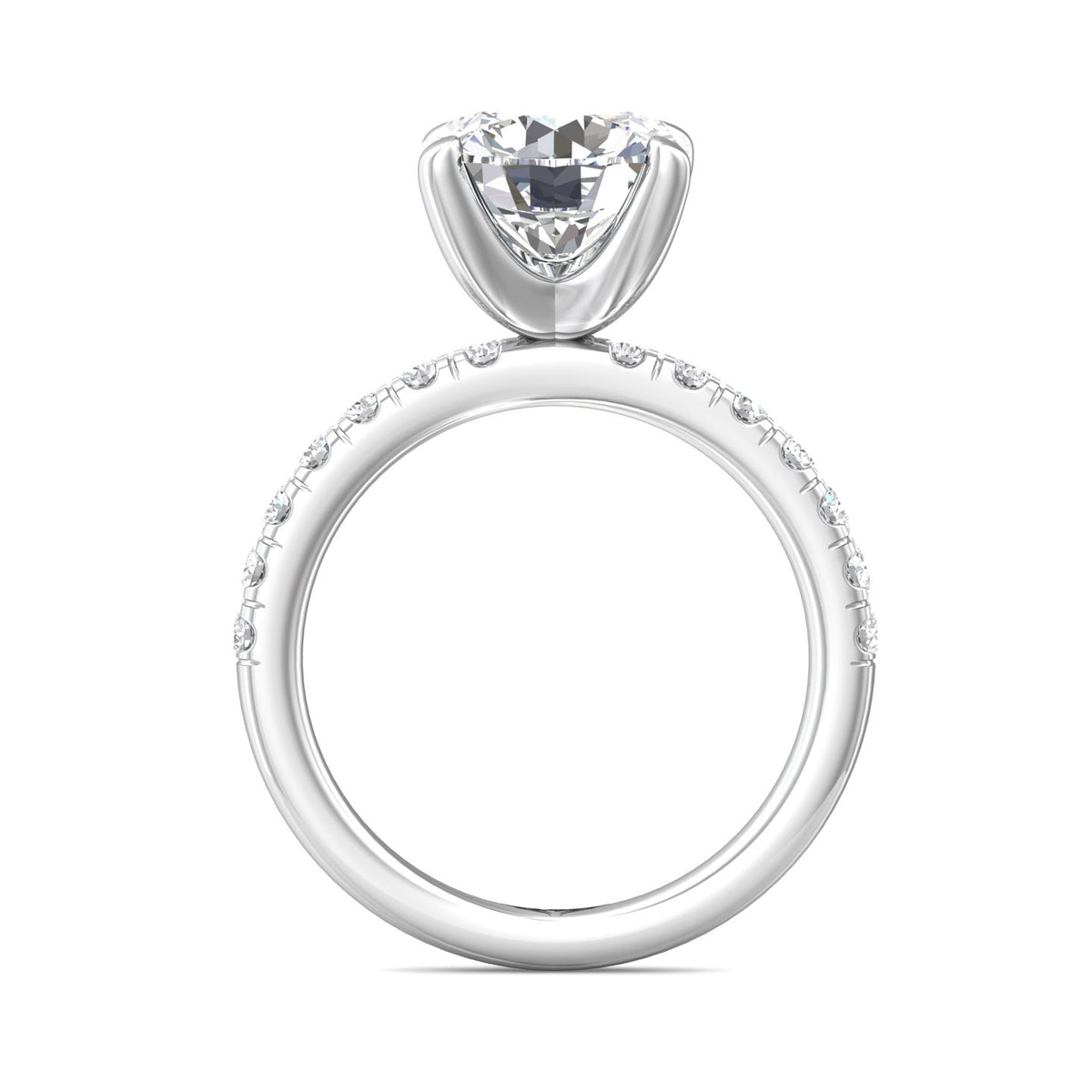 1/2ct. t.w. Diamond Engagement Ring in 14K White Gold
