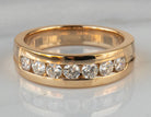1ct. t.w. Round Cut Kessler 81 Diamond Men's Wedding Band in 14K Yellow Gold