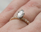 7/8ct. t.w. Marquise Cut Engagement Ring in 14K Yellow Gold
