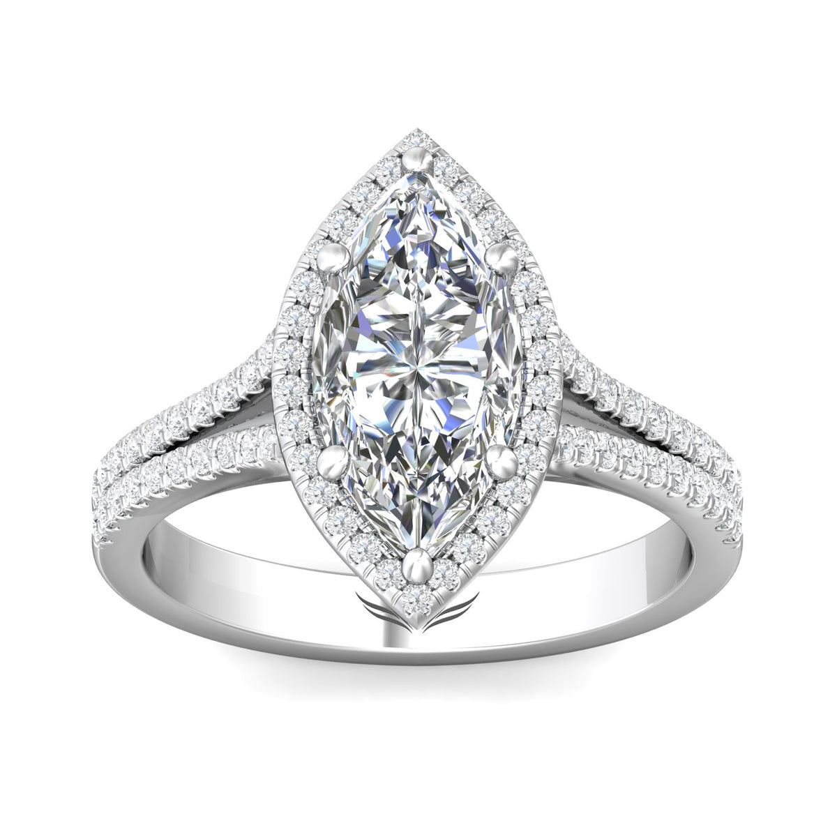 2/5ct. t.w. Diamond Engagement Ring in 14K White Gold