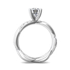 1/3ct. t.w. Round Cut Diamond Engagement Ring in 14K White Gold