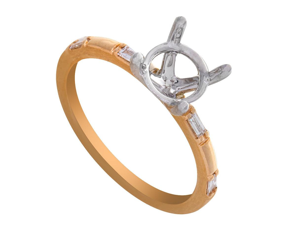 1/14ct. t.w. Diamond Engagement Ring in 14K Yellow Gold