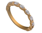 5/8ct. t.w. Marquise Diamond Anniversary Ring in 14K Yellow Gold