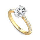 1/3ct. t.w. Diamond Engagement Ring in 14K Yellow and White Gold