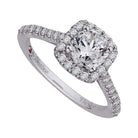 1/2ct. t.w. Round Cut Diamond Engagement Ring in 14K White Gold