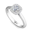 1/7ct. t.w. Diamond Engagement Ring in 14K White Gold
