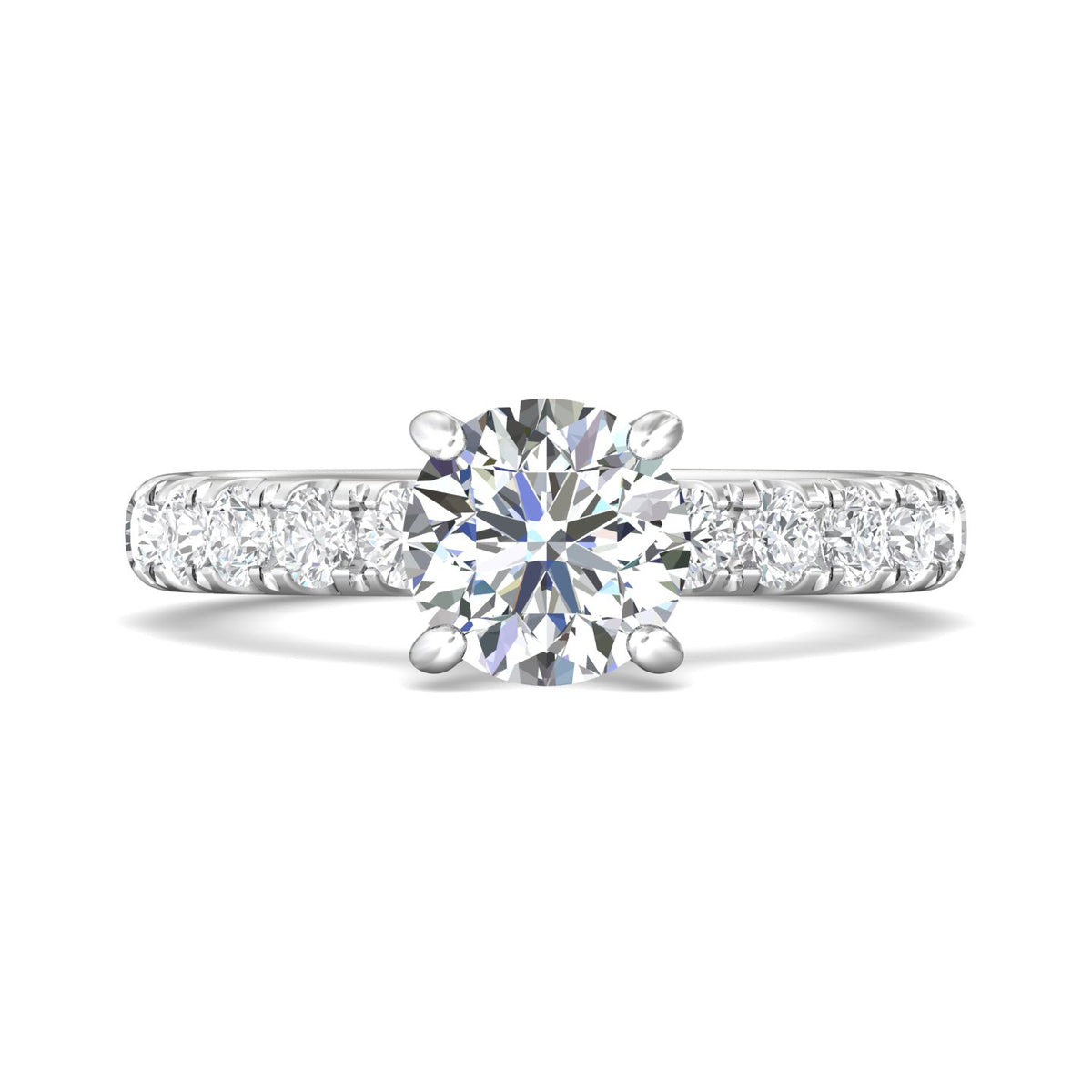 5/8ct. t.w. Diamond Engagement Ring in 14K White Gold
