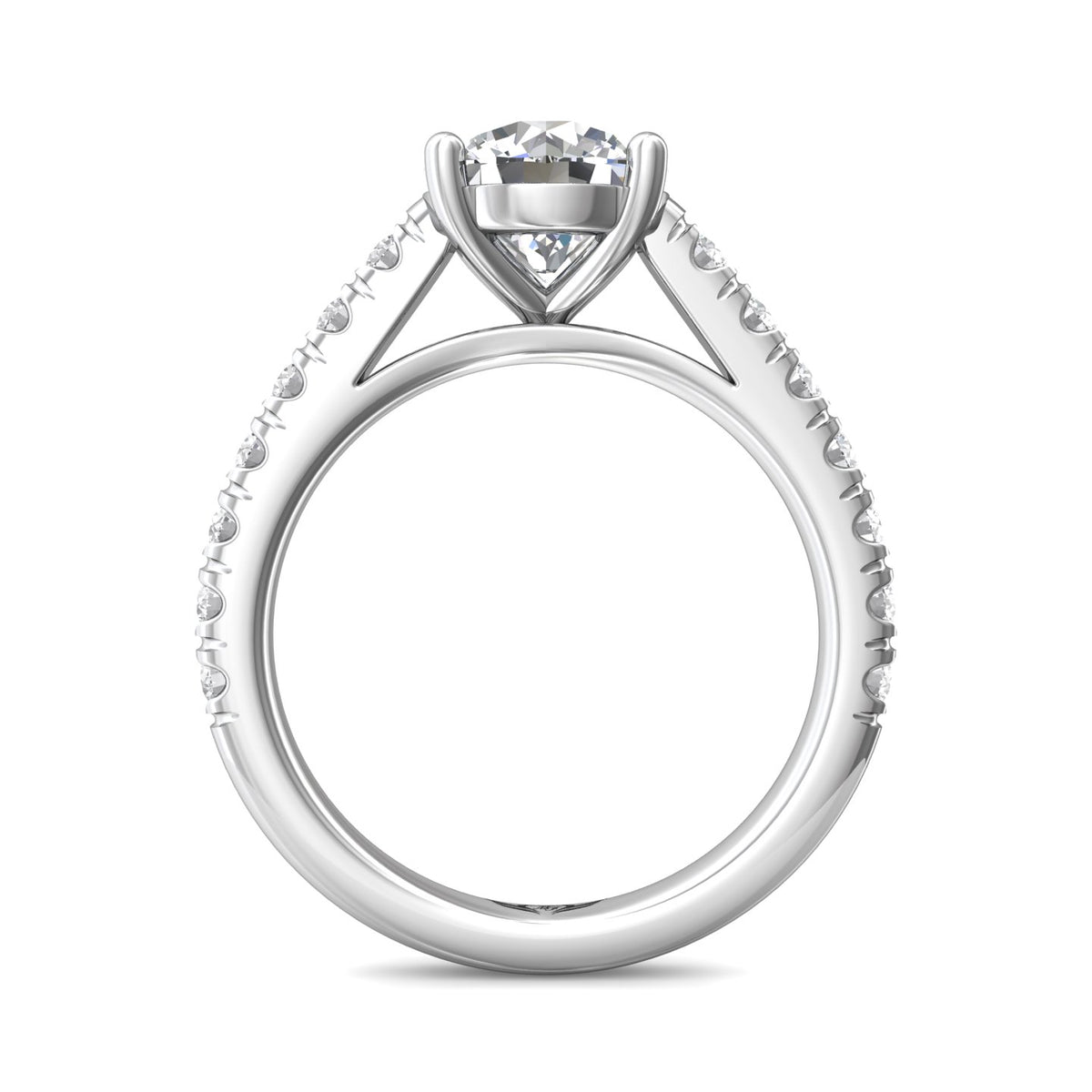 1/2ct. t.w. Diamond Engagement Ring in 14K White Gold