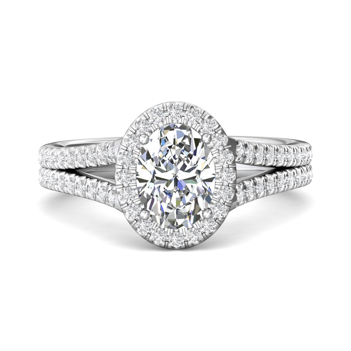 5/8ct. t.w. Diamond Engagement Ring in 14K White Gold