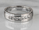 1/2ct. t.w. Round Cut Kessler 81 Diamond Men's Wedding Band