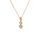 1/5ct. t.w. 3-Stone Diamond Infinity Pendant in 10K Yellow Gold