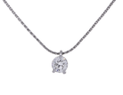 1/2ct. Diamond Raindrop Pendant in 14K White Gold