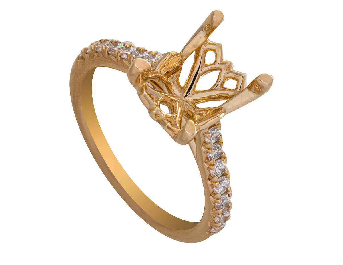 1/3ct. t.w. Diamond Engagement Ring in 14K Yellow Gold
