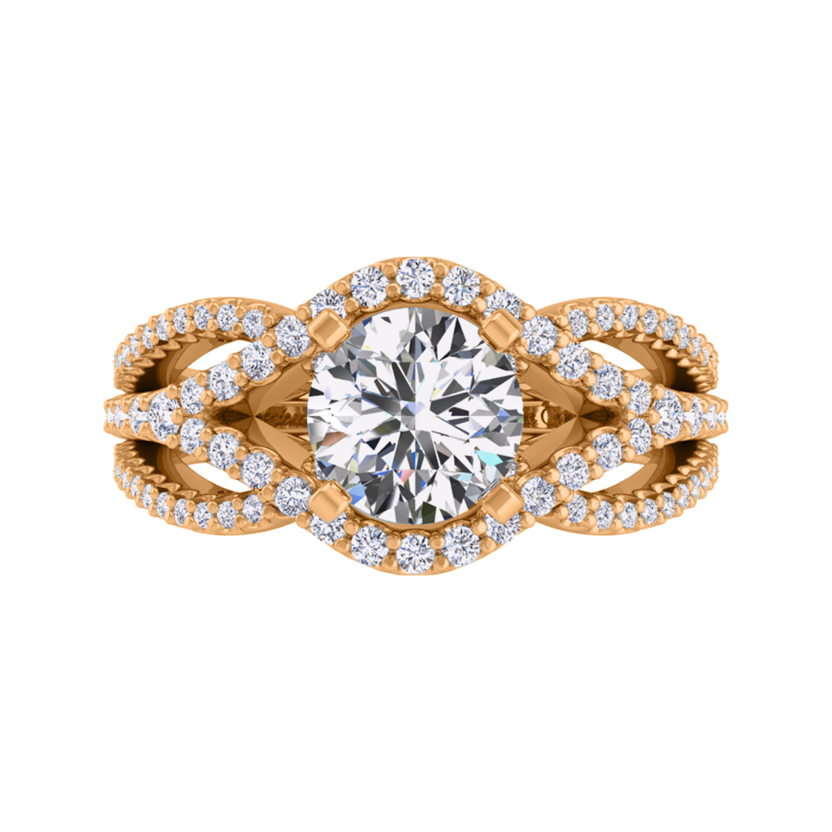 1/2ct. t.w. Diamond Engagement Ring in 14K Yellow Gold